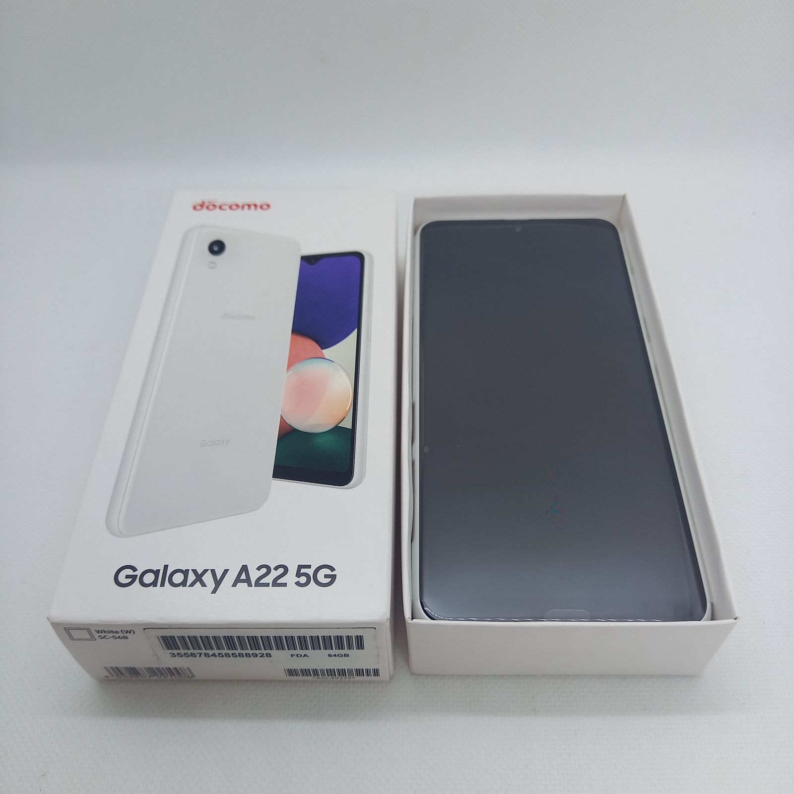 新品未使用】 Galaxy A22 5G ホワイト SC-56B 熊 - メルカリ