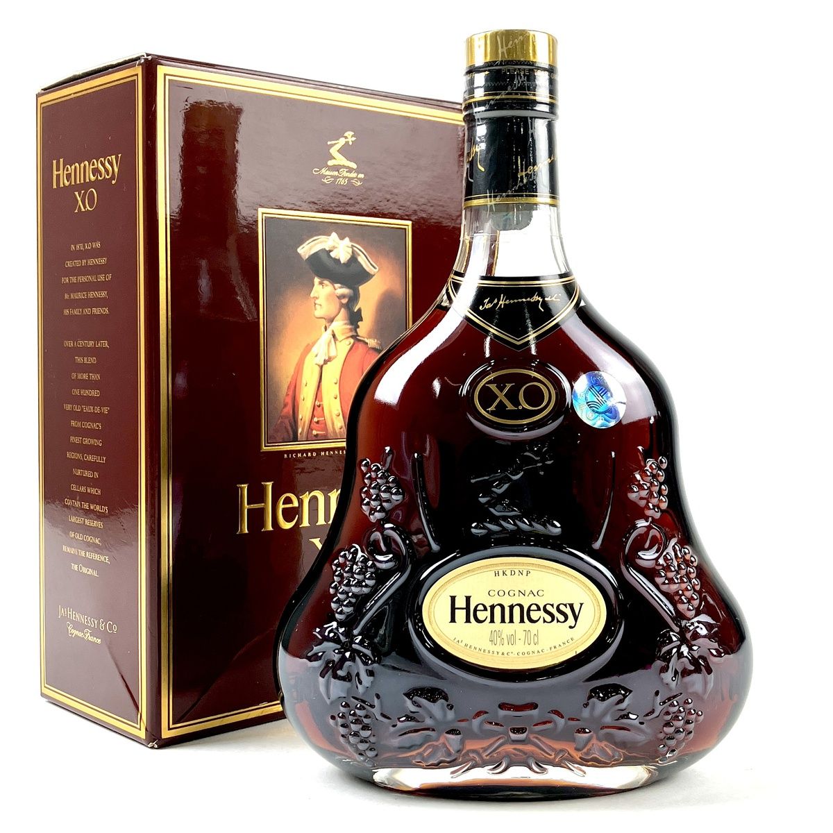 ヘネシー Hennessy XO 金キャップ クリアボトル 700ml ブランデー