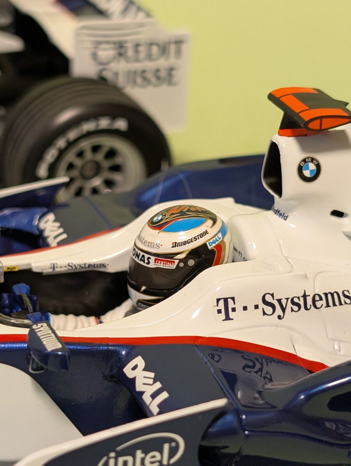 1/18 ミニチャンプス　BMWザウバーF1.08 BMWザウバー F1.08 BMWザウバー唯一のF1優勝マシン【ミニカー#7