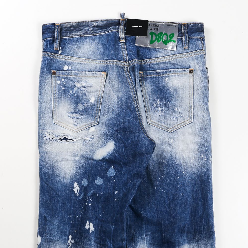 DSQUARED2 ディースクエアード ROADIE JEAN ワイドデニム - デニム/ジーンズ