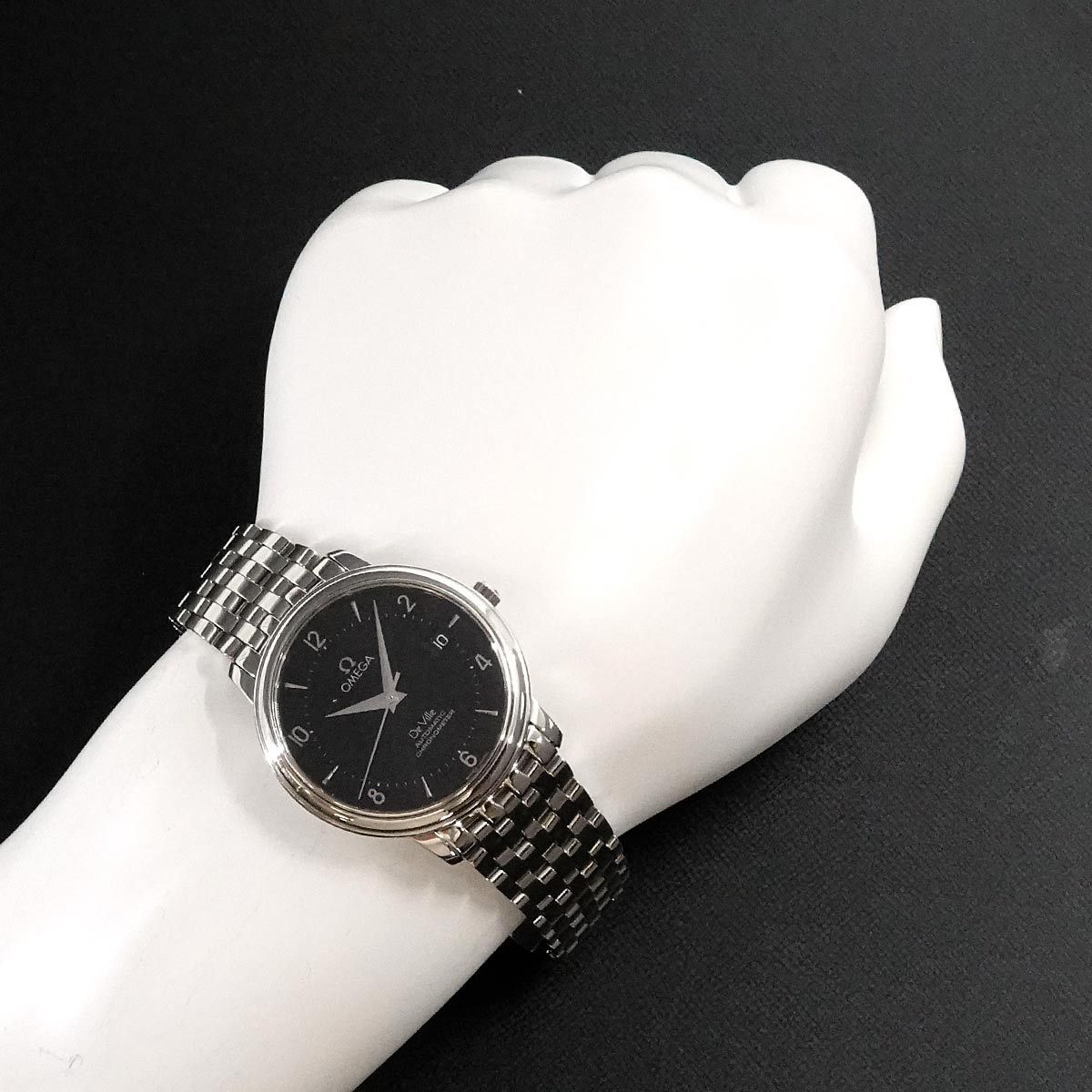 オメガ OMEGA 7304.11 デビル クラシック YGベゼル デイト 自動巻き 