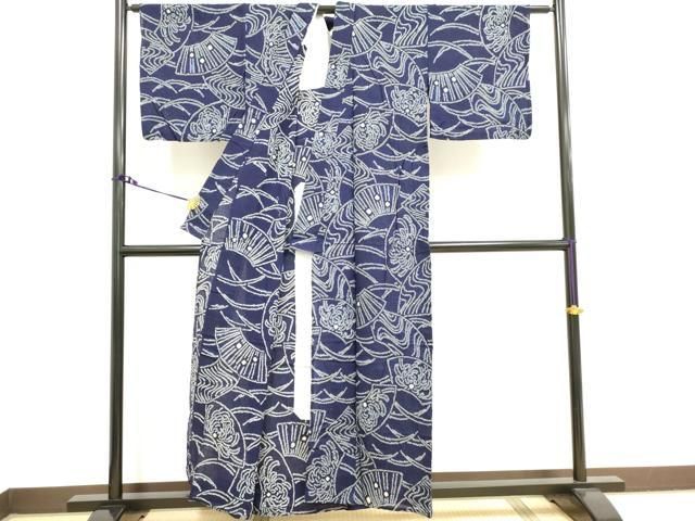 有松鳴海絞り◇文字柄 ひらがな◇夏着物 高級浴衣 有松鳴海絞り◇文字