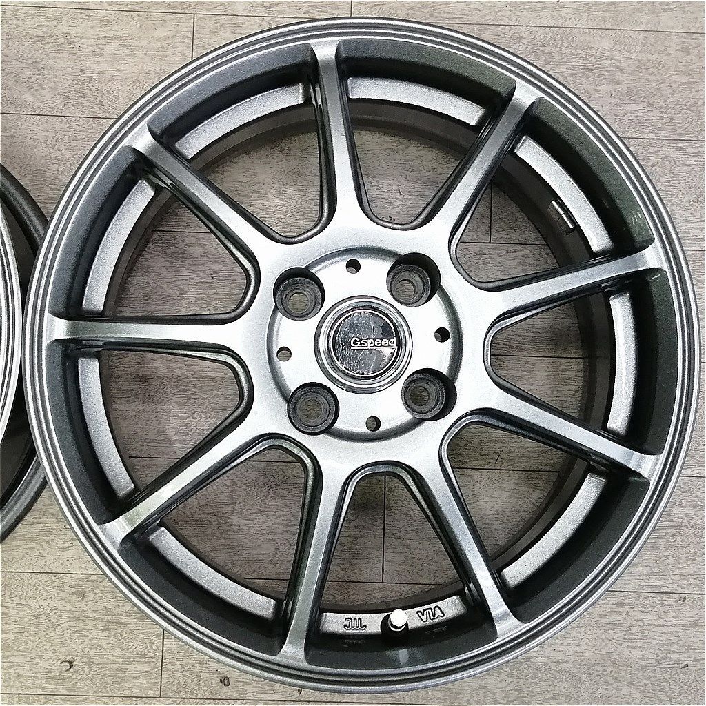 社外アルミ2本セット HOT STUFF G.speed 15x5.5J+43 100 4H - メルカリ