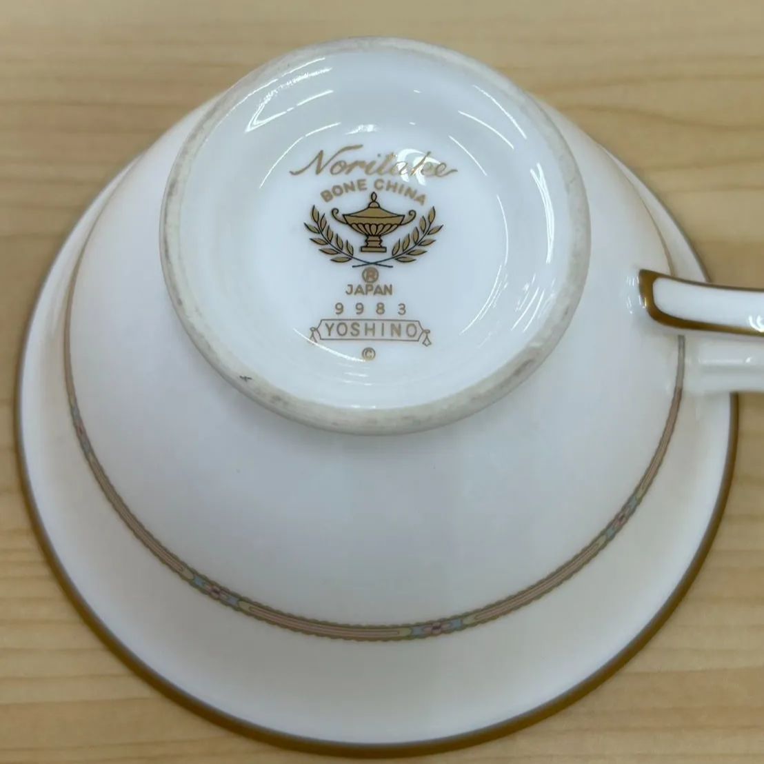 ☆美品ノリタケ カップ&ソーサー 3客 ヨシノ Noritake Yoshino ☆美品ノリタケ カップ&ソーサー 3客 ヨシノ Noritake Yoshino
