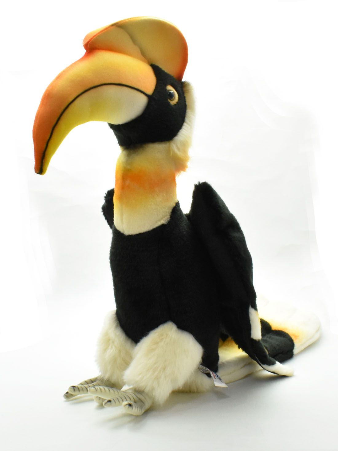 HANSA 6982 マレーシアンホーンビル71 全長：71cm MA HORNBILL  BH6982  ぬいぐるみ ハンサ 動物 犬 猫 鳥 うさぎ ペンギン アニマル 置物 人形 フィギュア 大きい 実物大 大型