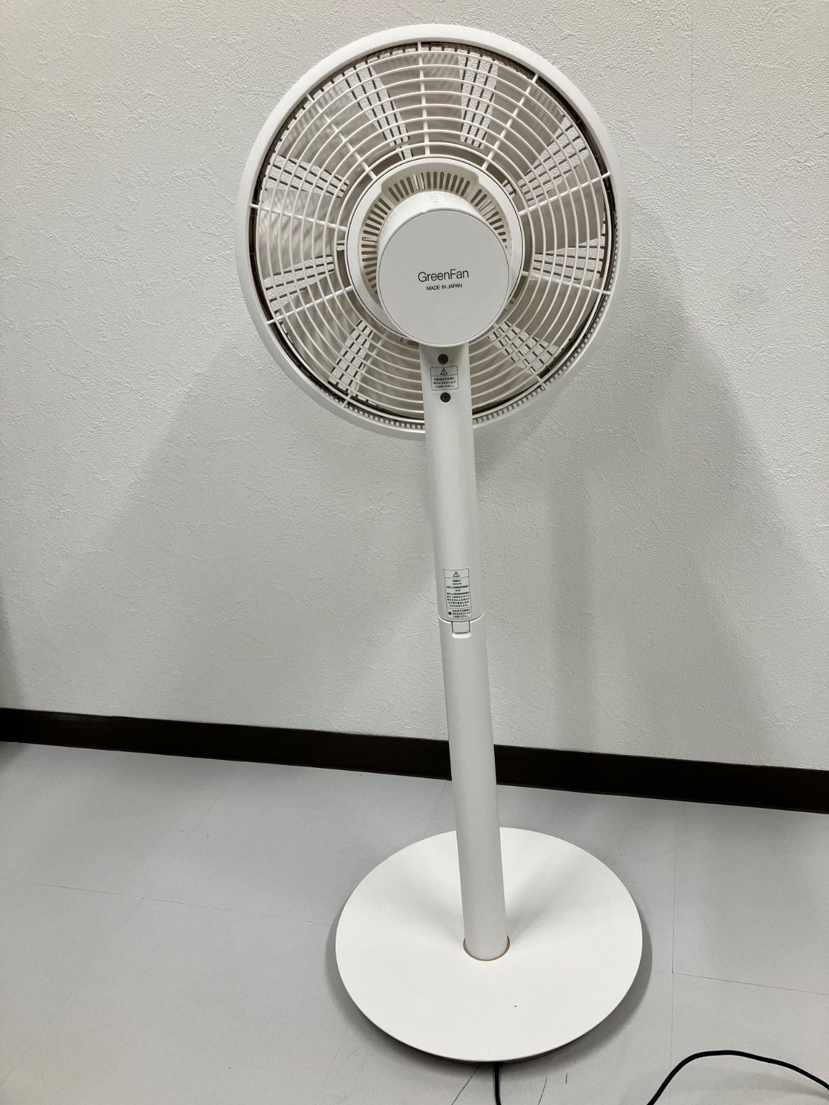 【美品】BALMUDA EGF-1560-WC 扇風機　バルミューダ　ゴールド 良品】BALMUDA EGF-1560-WC 扇風機 バルミューダ ゴールド