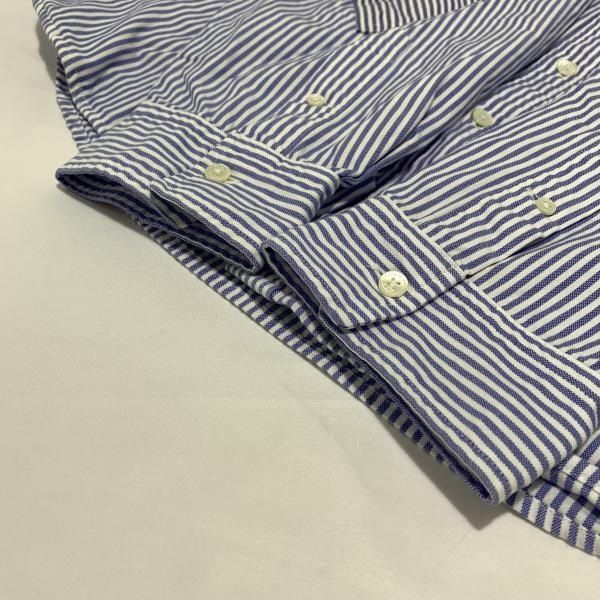 PATCH SHIRT 22AW ELBOW ストライプ長袖シャツ サイズ 中古BEAMS×SSZ L