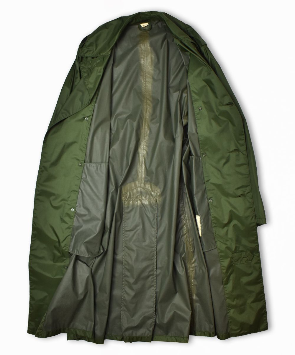 70's US ARMY RUBBER COATED RAINCOAT R38