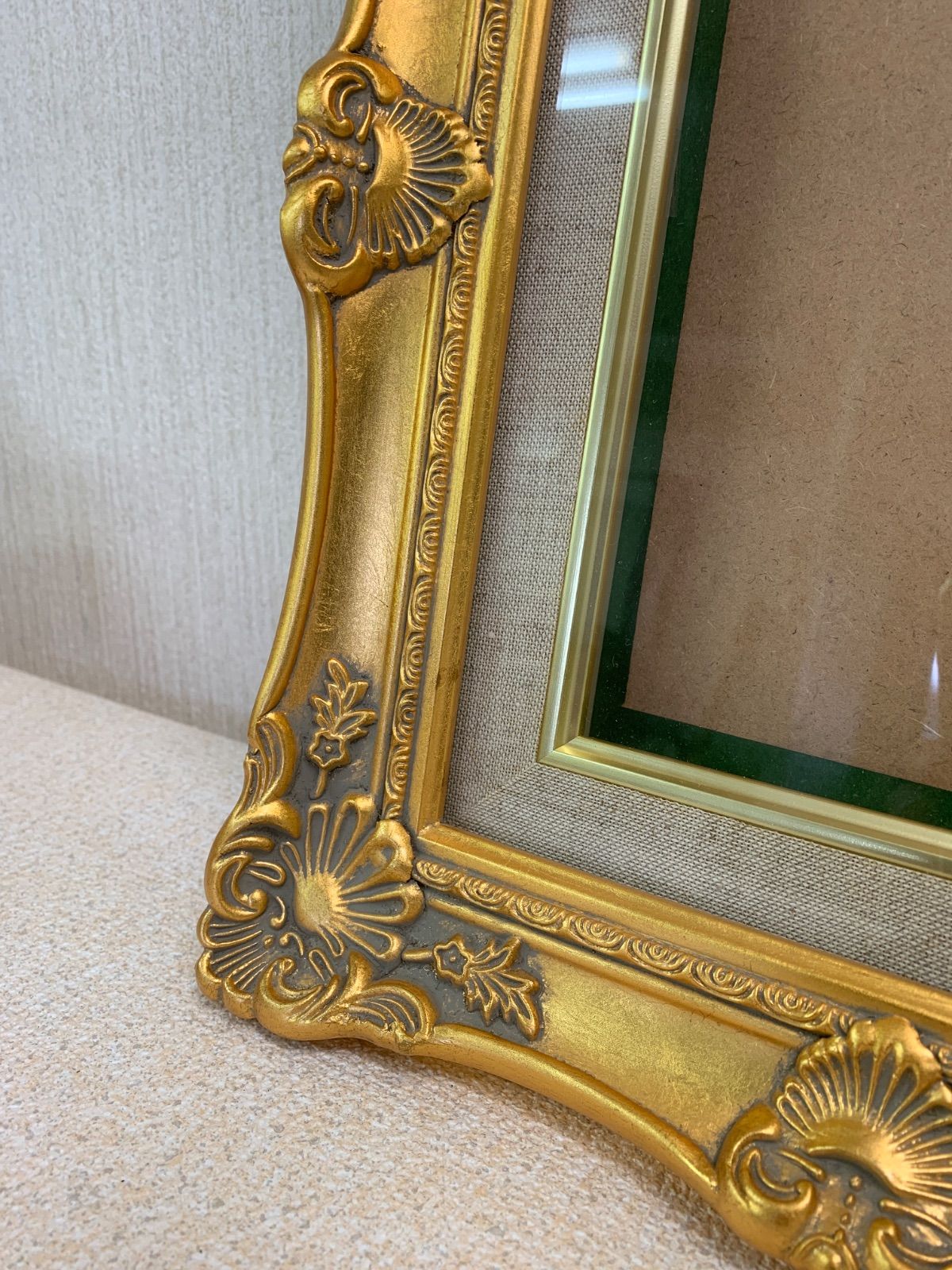フォロー割対象商品】額縁 SMサイズ ゴールド アクリル 絵画