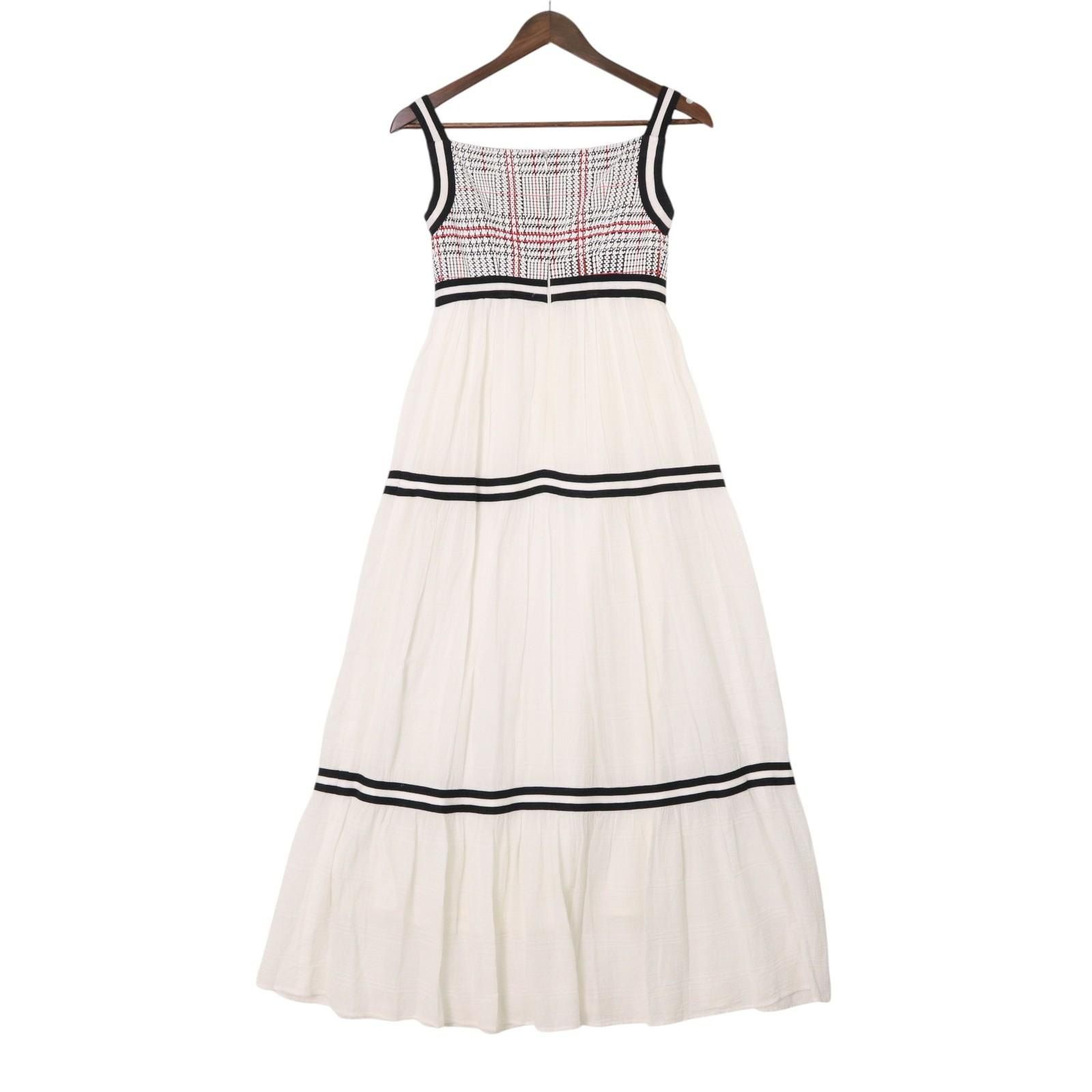 タエアシダ ホワイト ノースリーブ Aラインワンピース サイズ9 タエアシダ ホワイト ノースリーブ Aラインワンピース サイズ9 - メルカリ