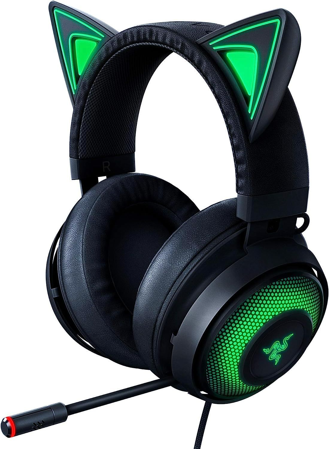 大特価 60%OFF【美品】Razer Kraken Kitty Black ゲーミングヘッドセット RZ04-02980100-R3M1 A0129 0412ML011 0120240410100171