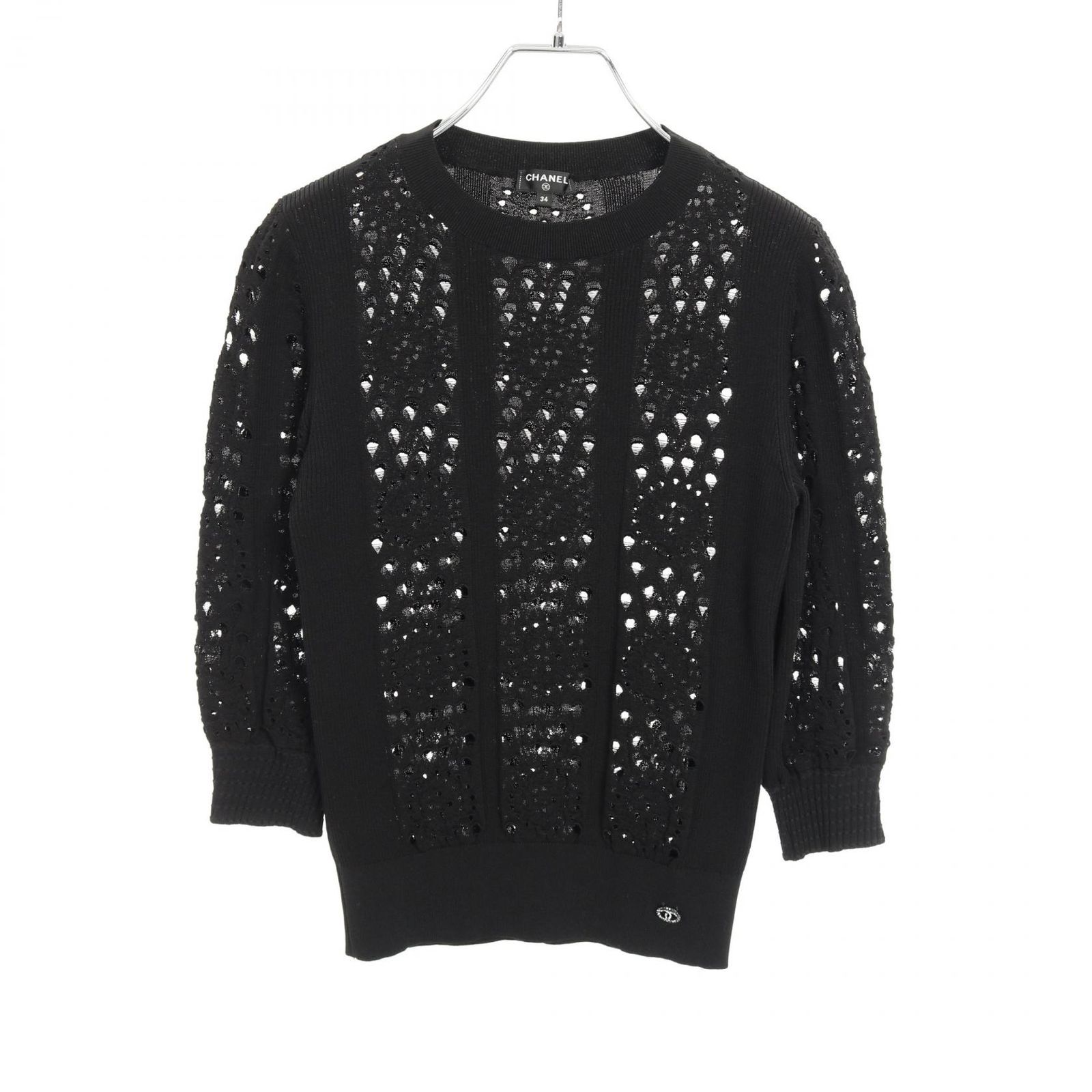 シャネル CHANEL ニット ココマーク コットン ニット レディース