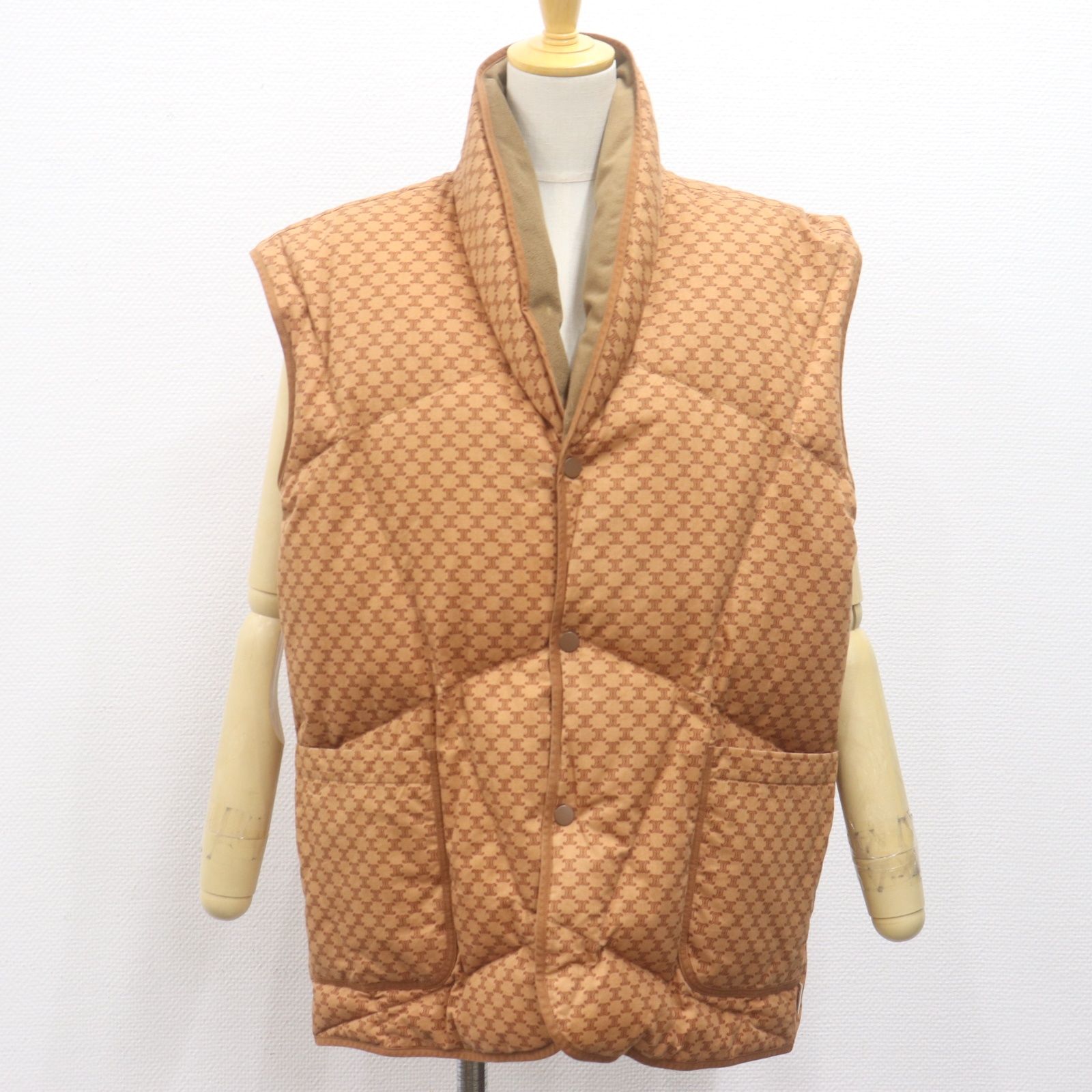 ITYFZUPMOP1O CELINE セリーヌ マカダム ダウンベスト アウター 