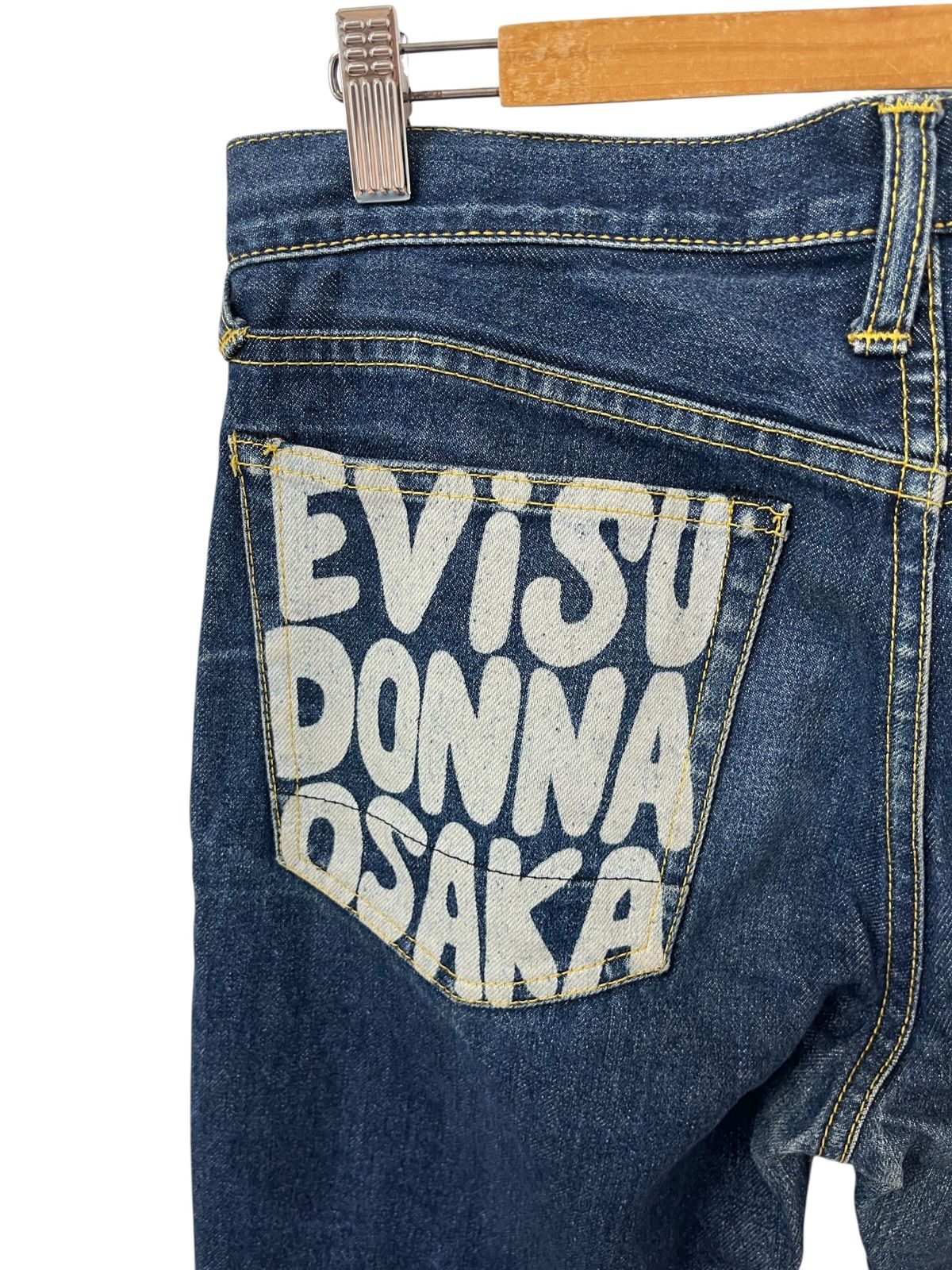 EVISU DONNA エビスドンナ デニム カモメ 白タグ EVISU DONNA OSAKA エビスドンナ デニム カモメ インディゴ