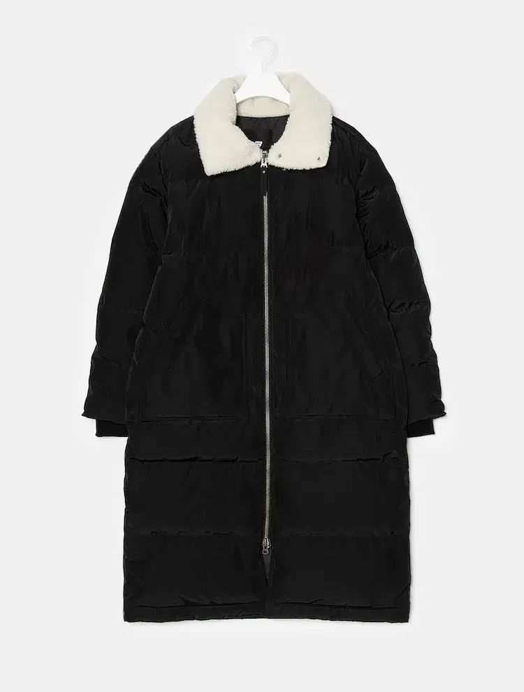 BEAN POLE(ビーンポール) 黒 ボア グース ロングダウン ダウンジャケット コート