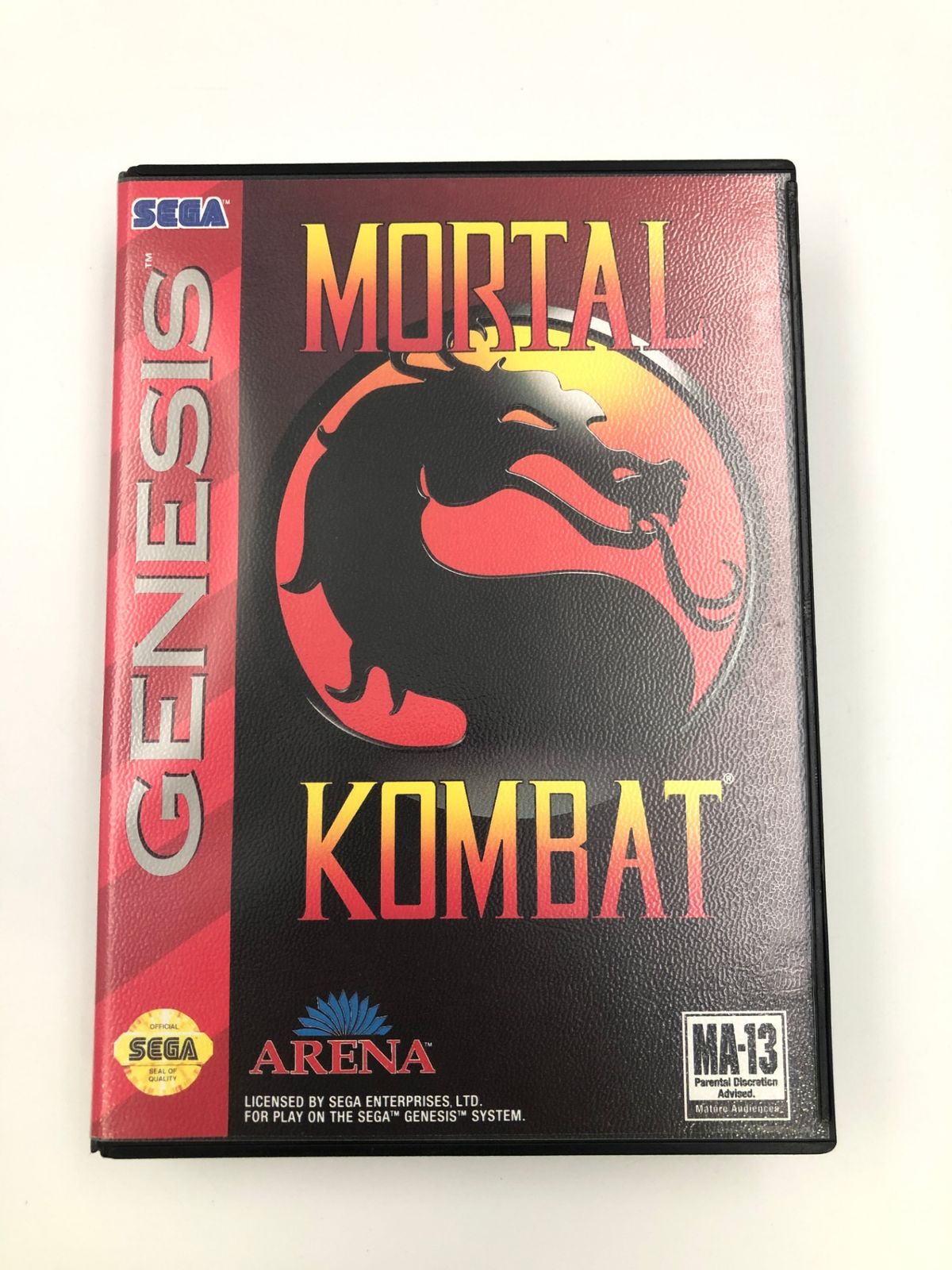 ♪ ジェネシス ソフト 海外版メガドライブ GENESIS版 MORTAL KOMBAT モータルコンバット 50