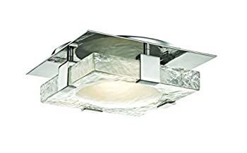 【中古】【輸入品・未使用】Hudson Valley Lighting 9811-PN Bourne LED 幅11インチ 壁/フラッシュマウント 光沢ニッケル仕上げ