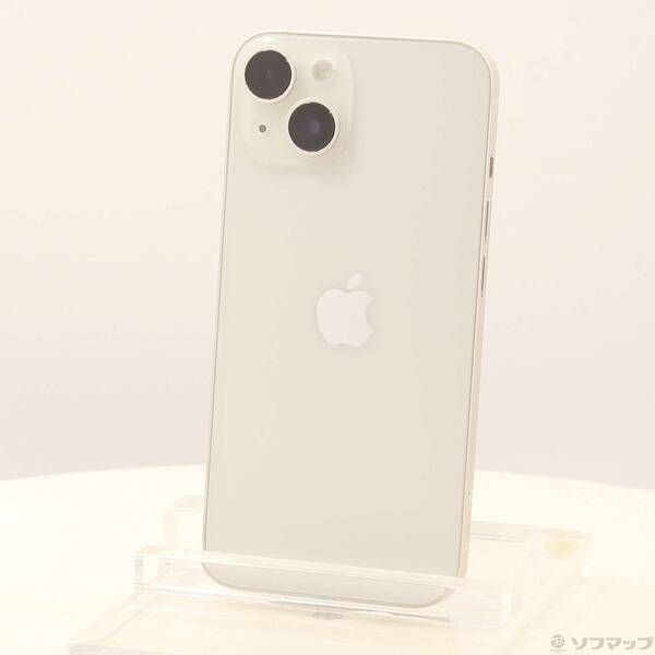 中古品〕 iPhone14 128GB スターライト MPUQ3J／A SIMフリー【344