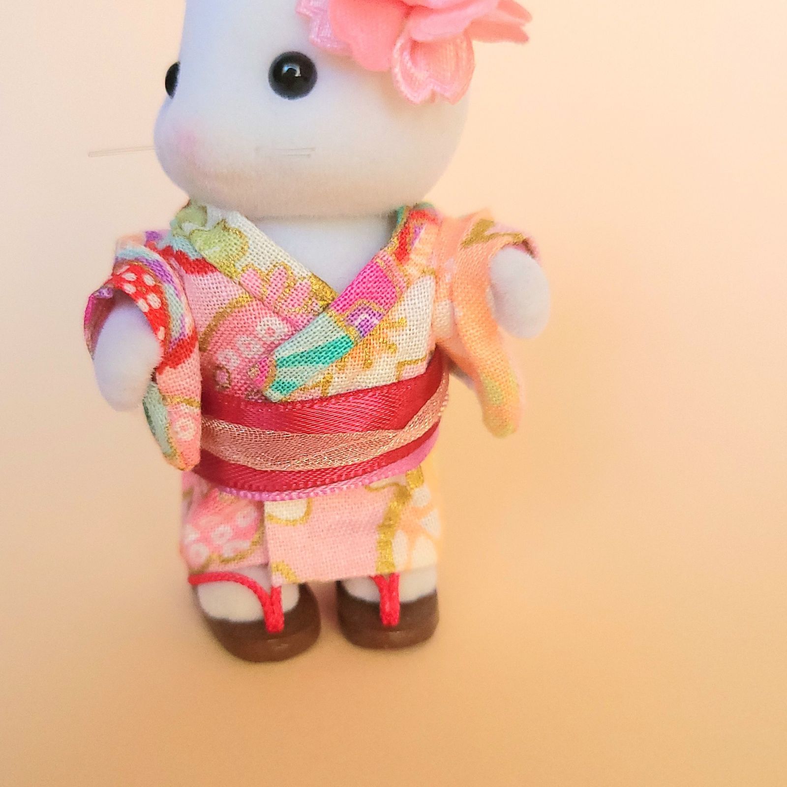 シルバニアファミリーハンドメイド 浴衣セット 着物 女の子 こども