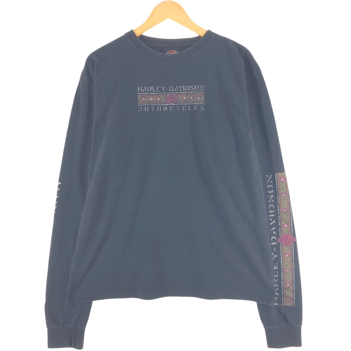 古着 00年代 ハーレーダビッドソン Harley-Davidson ロングTシャツ ロンT メンズXXL相当|eaa558535