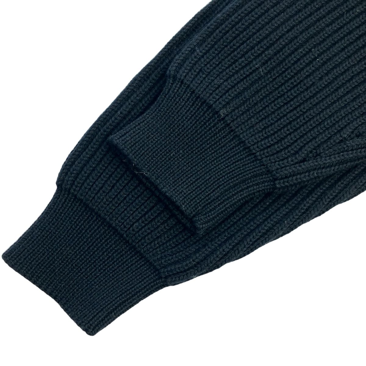 BATONER - BATONER バトナー 24AW SOLID WOOL DRIVERS KNIT ウールドライバーズニットジャケット BN-24FL-031 ブラック 1 BATONER シグネチャー ドライバーズ ニット SIGNATURE DRIVERS