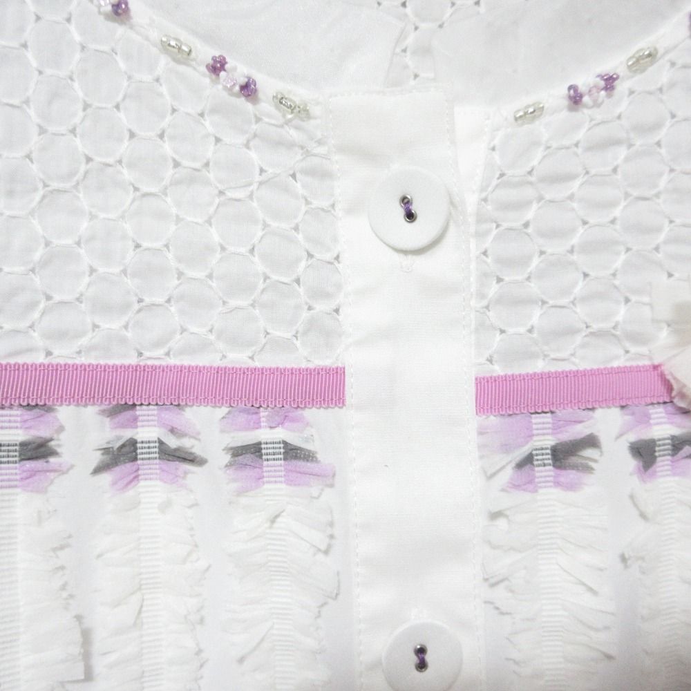 美品】OLLEBOREBLA アルベロベロ シャツ ブタさん 民族衣装 緑系 美品】OLLEBOREBLA アルベロベロ シャツ ブタさん 民族衣装 緑系