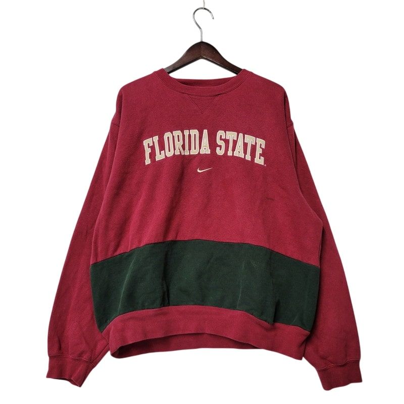 メンズ OLD NIKE TEAM ナイキ チーム 90-00S FLORIDA STATE SWEATSHIRT スウェットシャツ トレーナー 長袖 トップス 146-250123-as-05-IZU