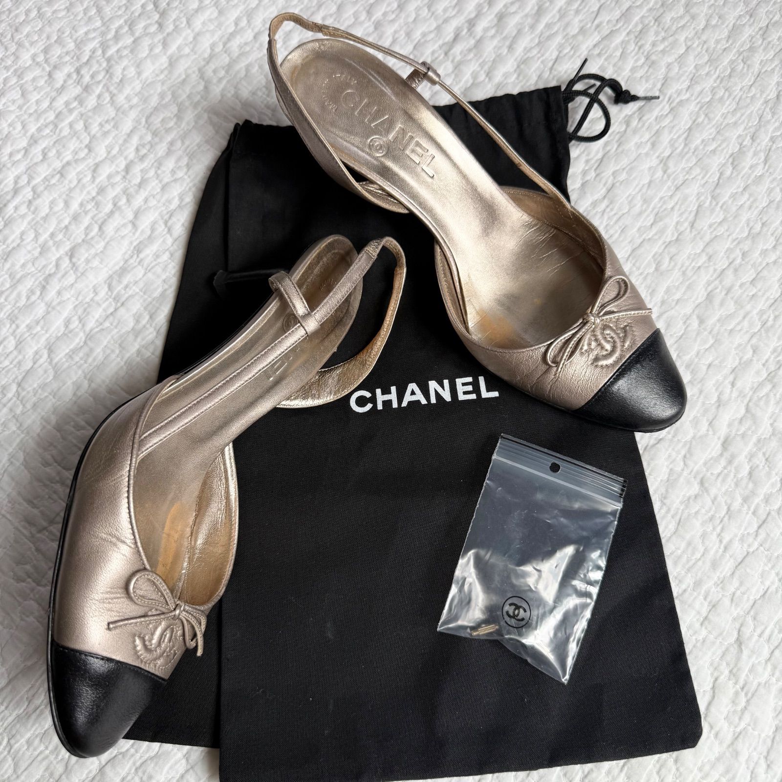 販売用ページ CHANEL バレエシューズ 38C 【公式通販】