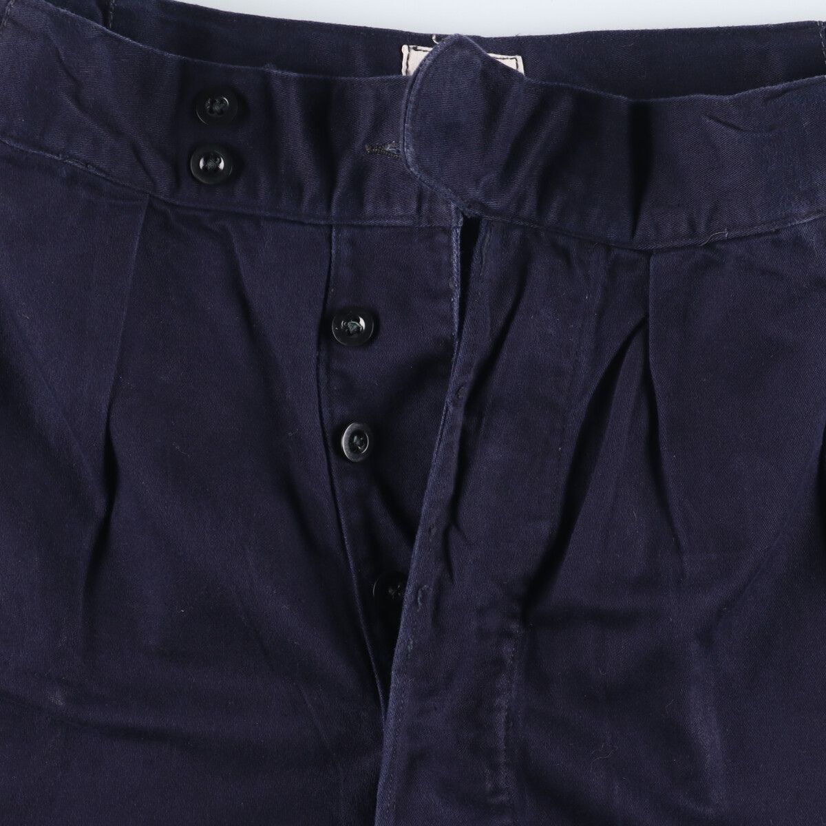 古着 60年代 イギリス軍 Royal Navy Blue Drill Shorts ロイヤル