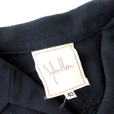シビラ SYBILLA 刺繍 エンブロイダリー シャツ ブラウス 7分袖