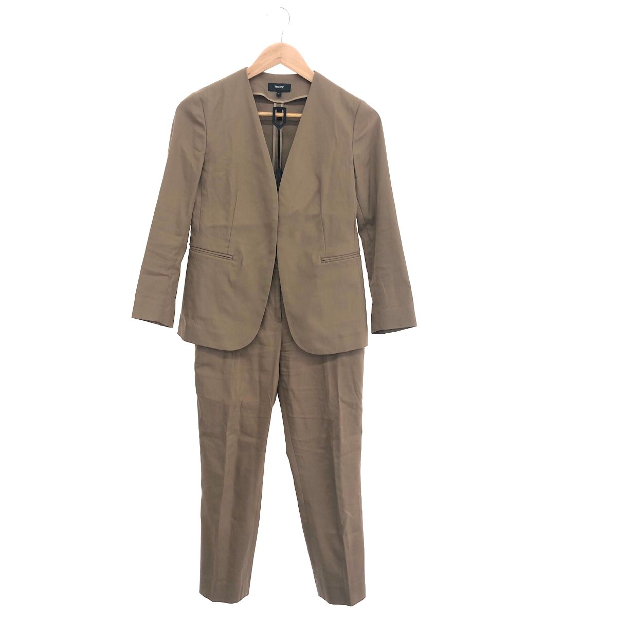 theory セオリー STRETCH CANVAS/LINDRAYIA/01-01 パンツスーツ サイズ
