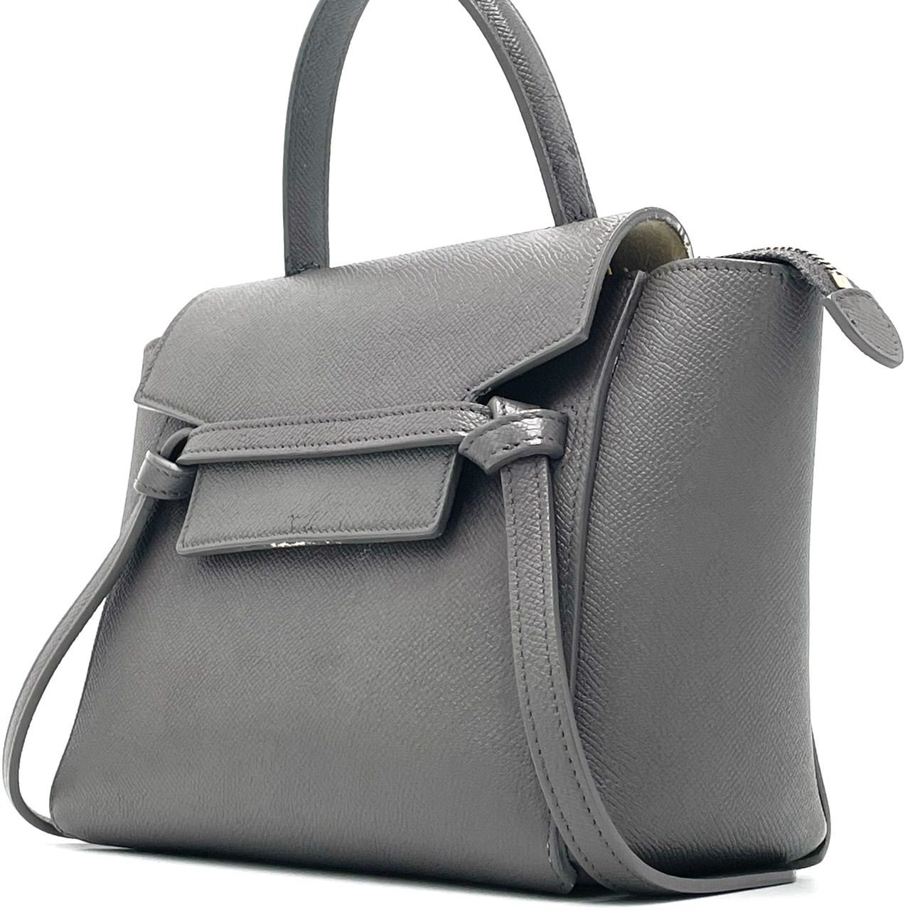 格安? CELINE セリーヌ ハンドバッグ ベルトバッグ ナノ ロゴ型押し 