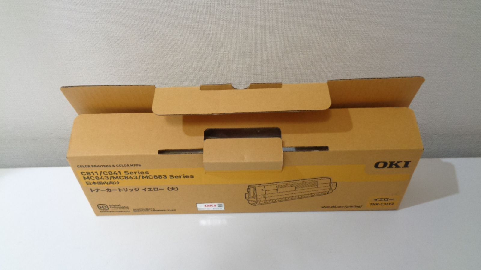 沖 TNR-C3LY2イエロー 純正品 大容量 使用途中品