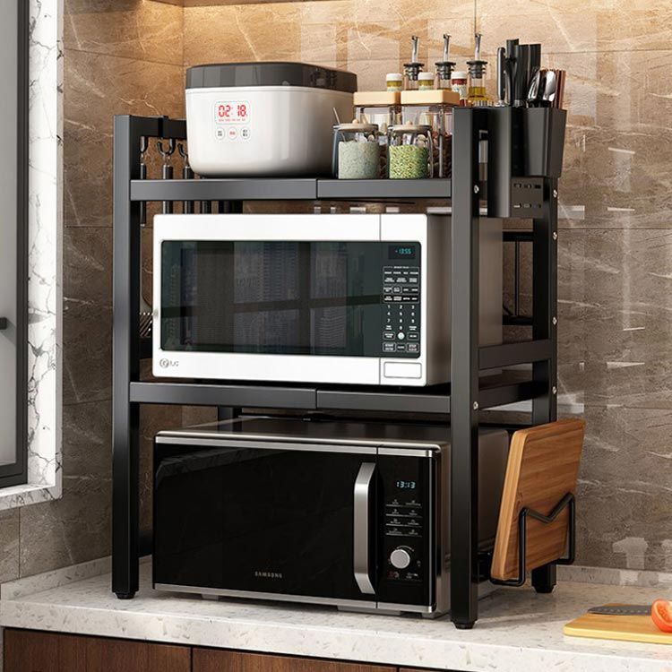 レンジ台　レンジラック【未使用品】 足立製作所 レンジ上ラック レンジラック 伸縮式 電子レンジ 幅