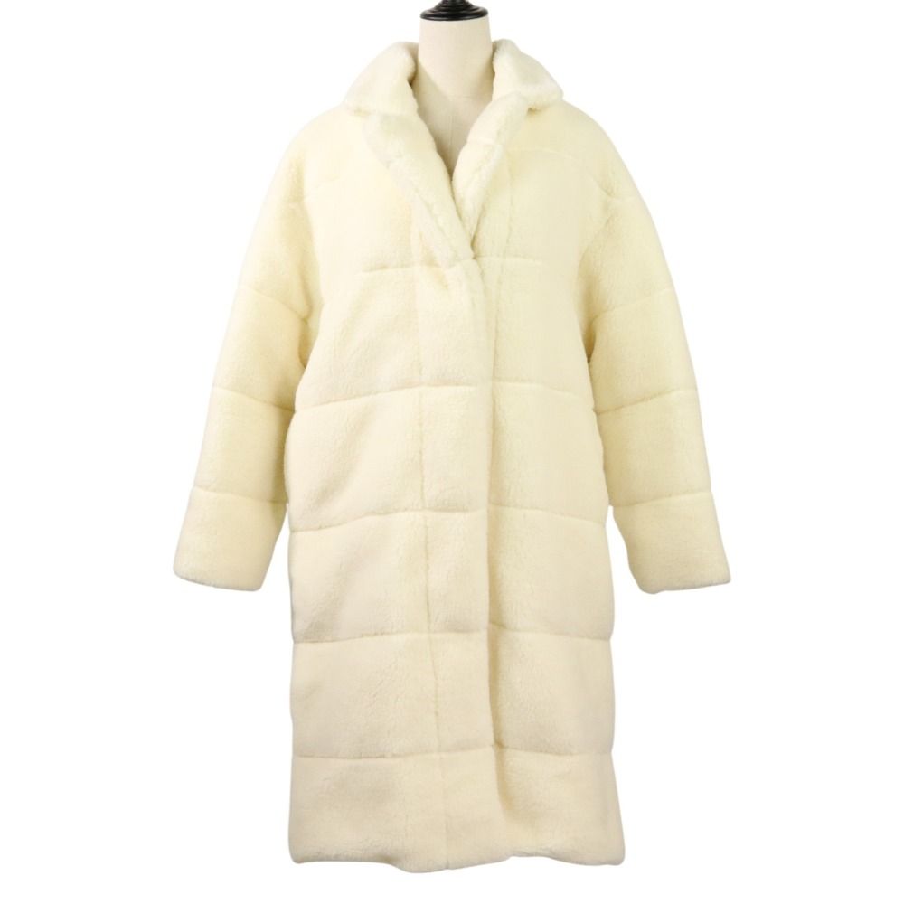 20AW MONCLER モンクレール BAGAUD バゴー リバーシブル ダウンコート 1 アイボリー レディース 古着