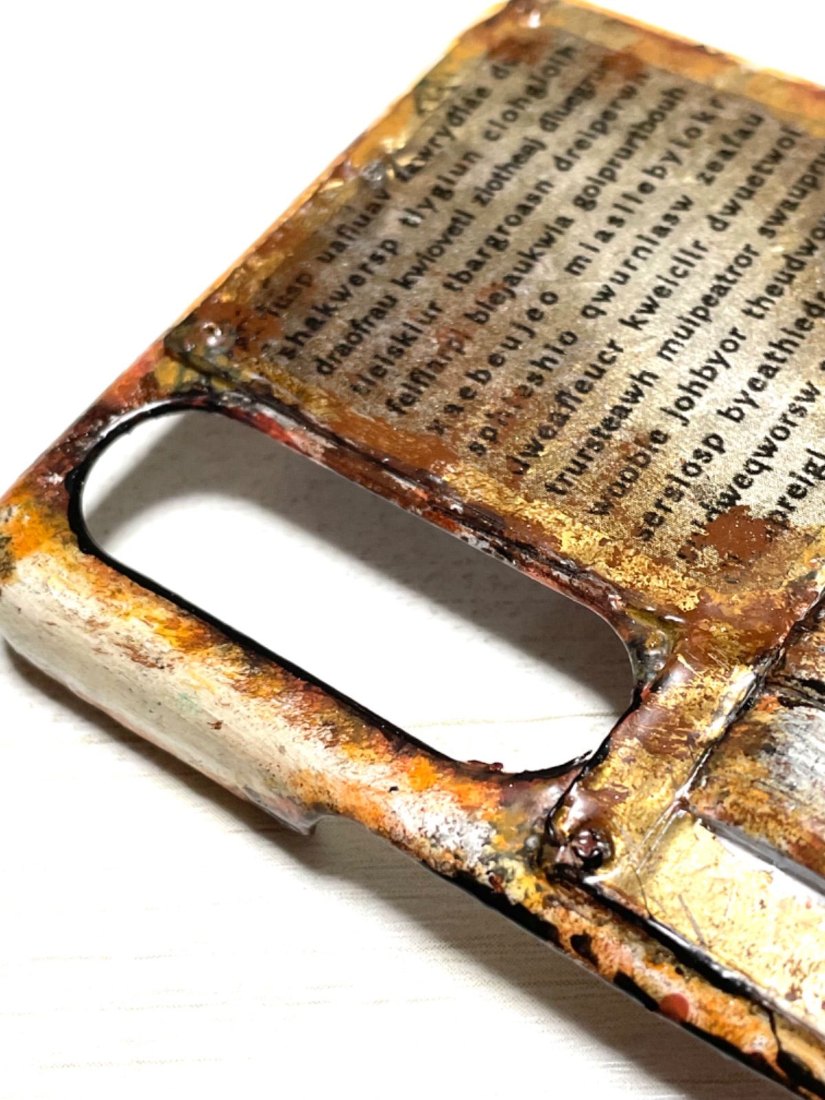 古材風サビ塗装サーフ&シャビーフラワースマホケース 古材風サビ塗装サーフ&シャビーフラワースマホケースiPhone.Android 古材風