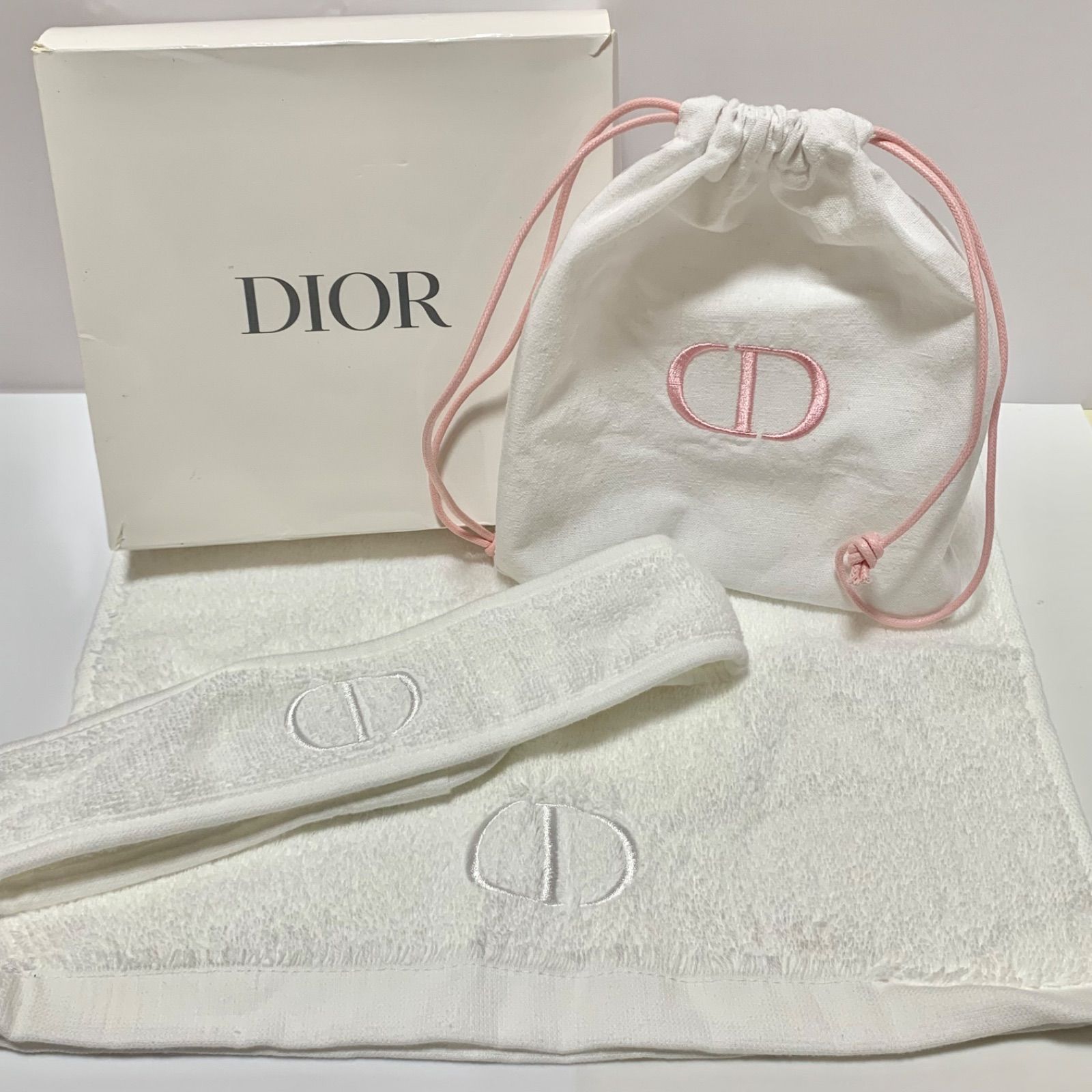 非売品】Dior タオル ヘアバンドセット - コスメ/美容 その他