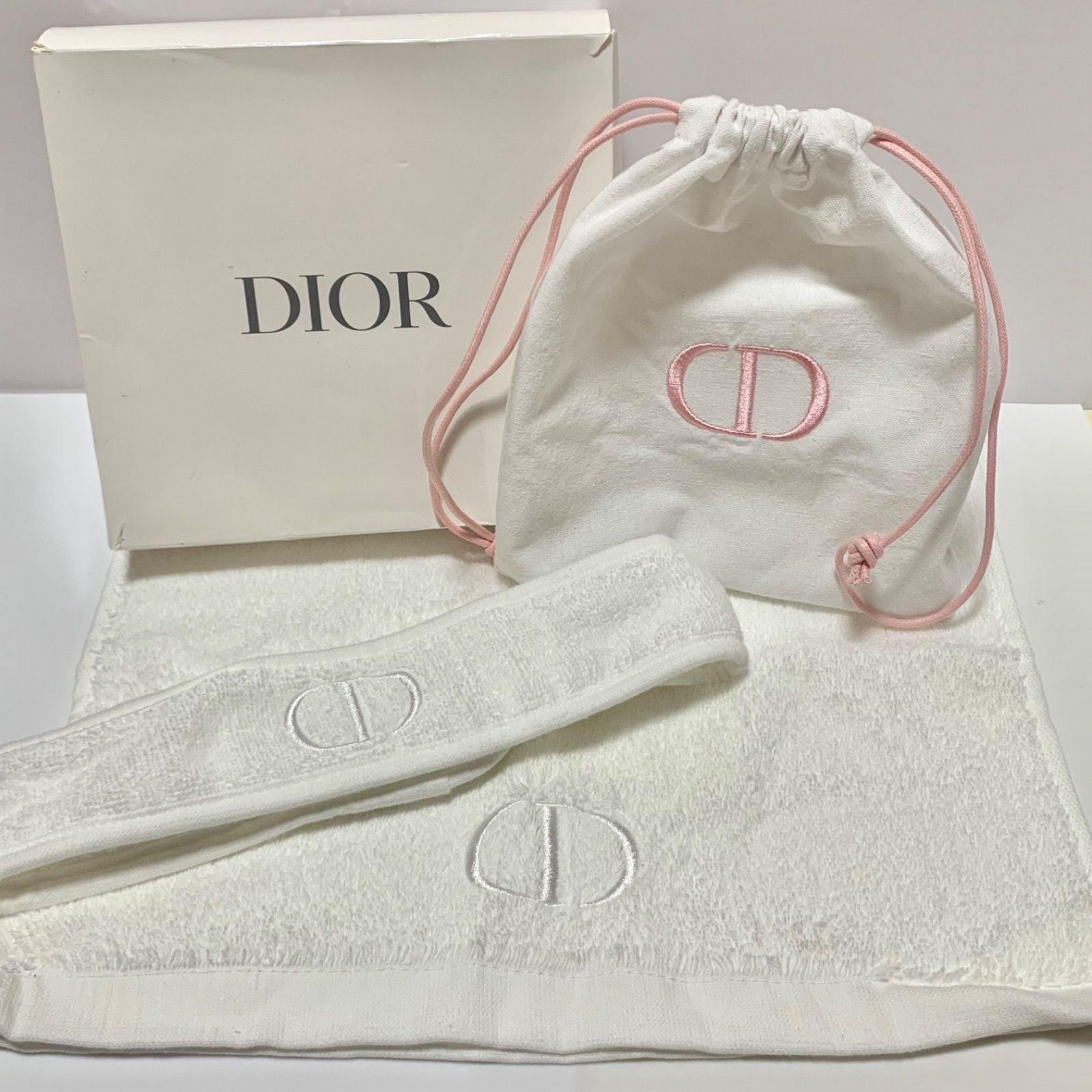 Dior フェイスタオル ヘッドバンド セット - バッグ