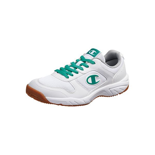 【新品・14営業日以内発送】4963507506757 KD78823 チャンピオンSC100 ホワイト／グリーン 25．5cm【沖縄離島販売不可】