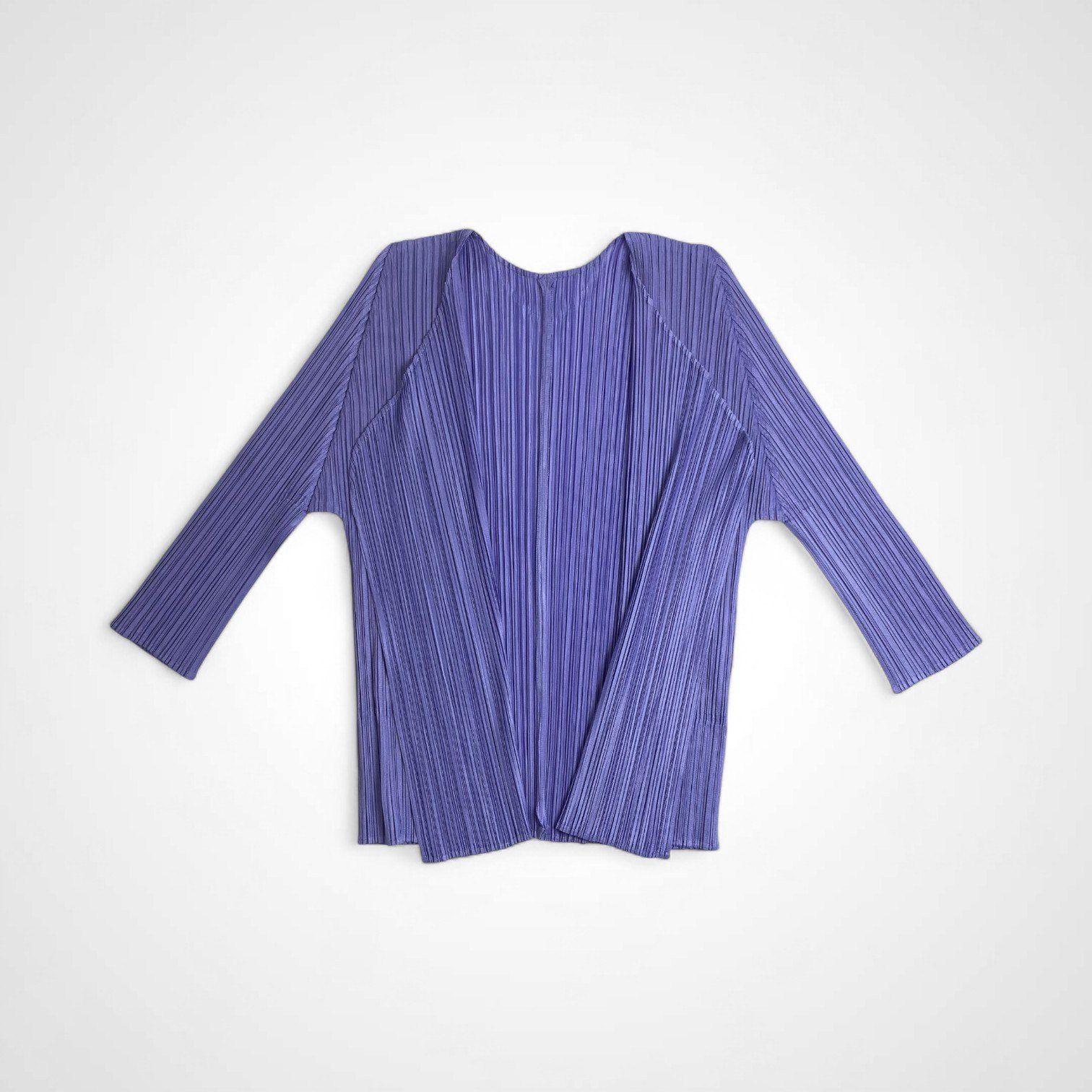 PLEATS PLEASE プリーツプリーズ プリーツ トッパー カーディガン ラベンダー SIZE 3