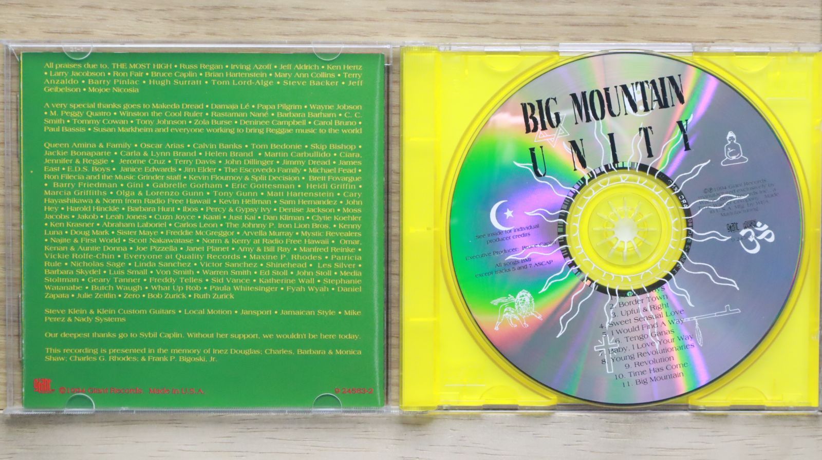ユニティ　ビッグ・マウンテン　UNITY / BIG MOUNTAIN 中古CD 中古CD☆ビッグ・マウンテン/Big Mountain□ Unity 【BVCG628