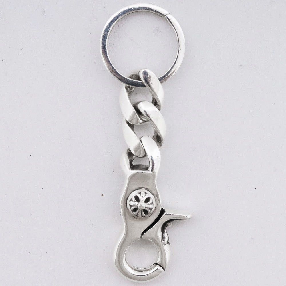 CHROME HEARTS クロムハーツ クラシックキーチェーン ショート 美品 CHROME HEARTS (クロムハーツ)ロングクラシックリンクキーチェーン