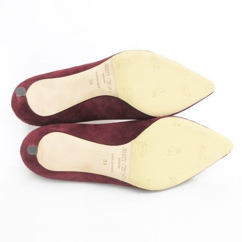 JIMMY CHOO ポインテッドトゥ ハイヒール スエード イタリア製 39 JIMMY CHOO ポインテッドトゥ ハイヒール スエード イタリア製 39
