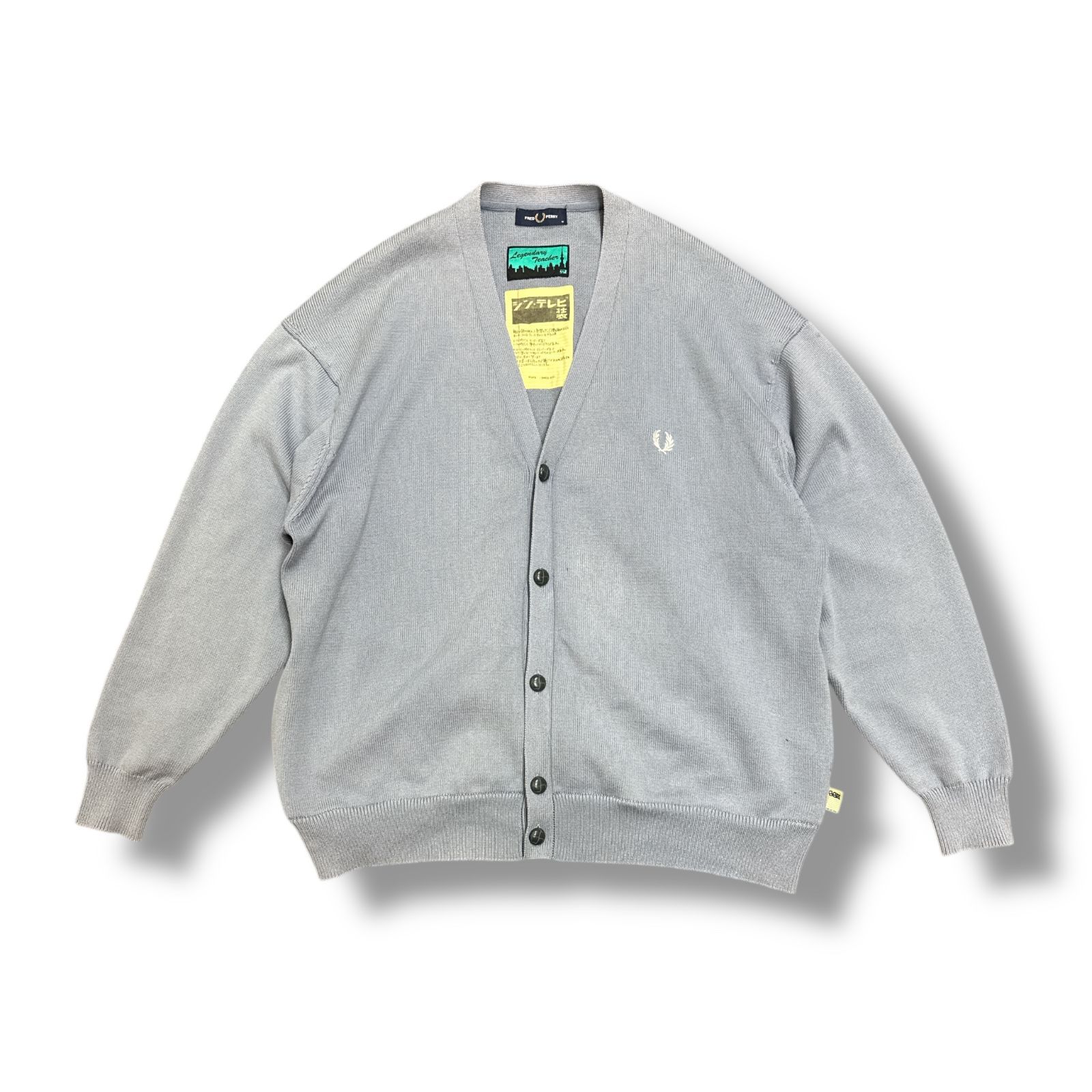 SSZ 22SS FREDPERRY L/S TEACHER C/G ティーチャー ニット 