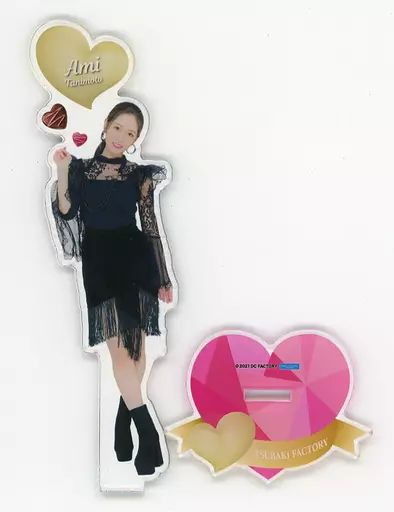モバガチャ LOVELY BIGアクリルスタンド 谷本安美 中古】アクリルスタンド・アクリルパネル 谷本安美(つばき