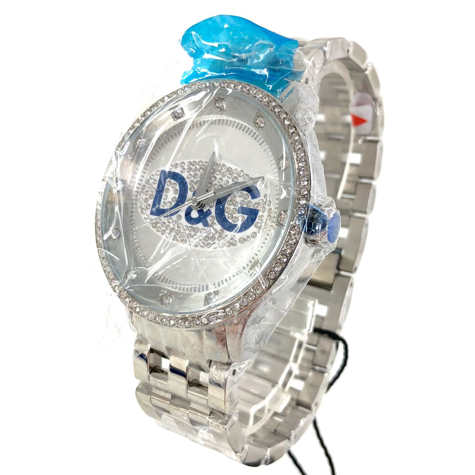 Dolce&Gabbana ドルチェ＆ガッバーナ D&G PRIME TIME プライムタイム メンズ腕時計 SS/QZ シルバー文字盤 稼働品  DW0133 箱 保証書 未使用品 ドルガバ【ND-921】 - メルカリ