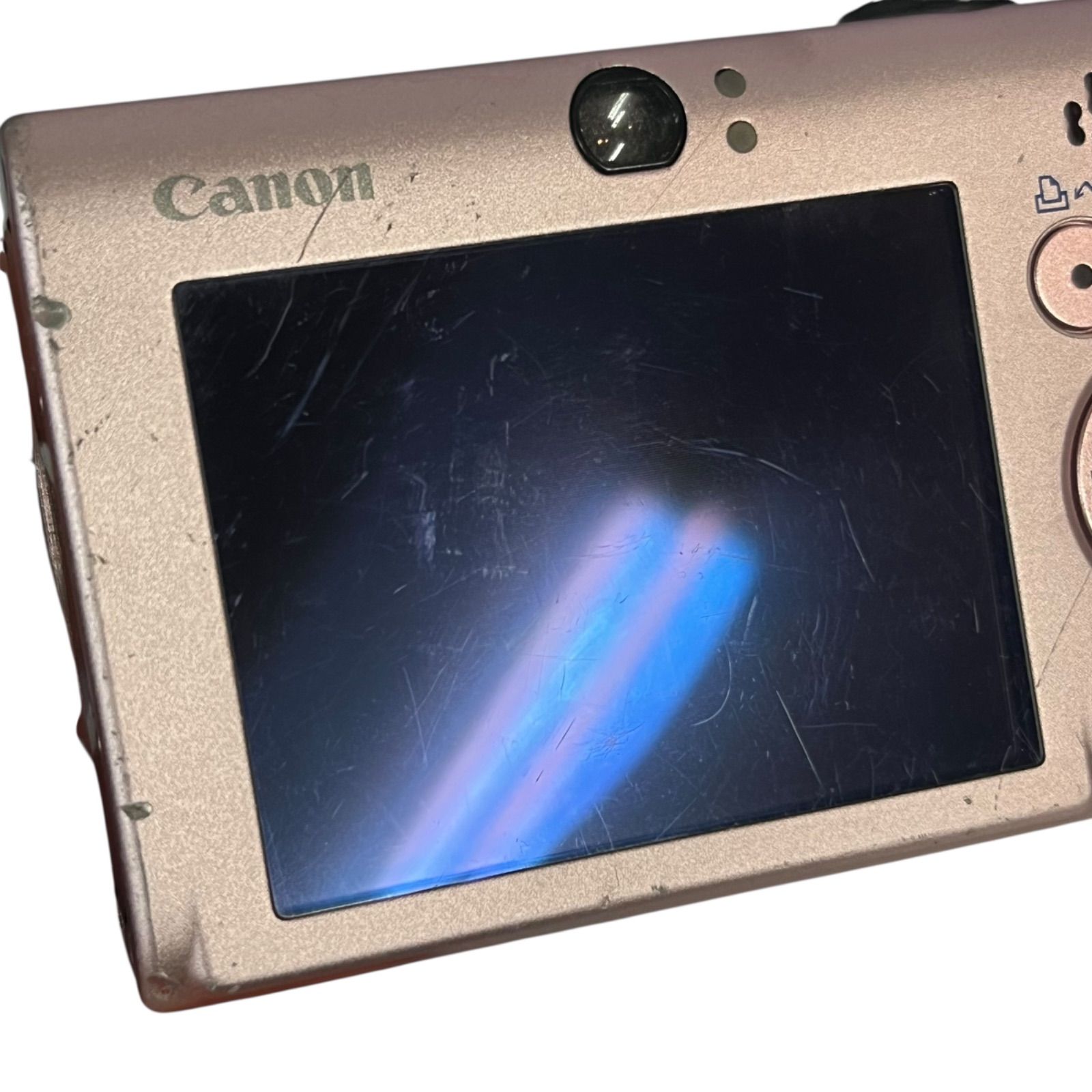 管31190】動作未確認☆CANON キヤノン IXY DIGITAL 201S ピンク 6.2