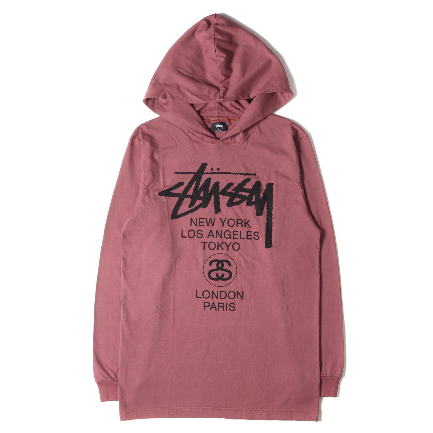 STUSSY ステューシー ワールドツアーロングスリーブTシャツ M