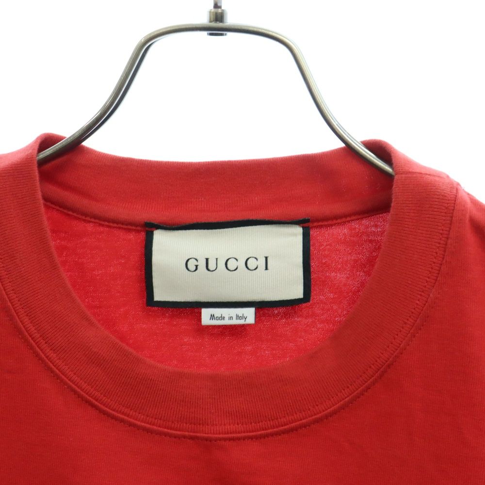 GUCCI グッチ ヴィンテージロゴ プリント 半袖 Tシャツ GUCCI(グッチ) / Tシャツ/S/コットン/YLW/プリント/565806