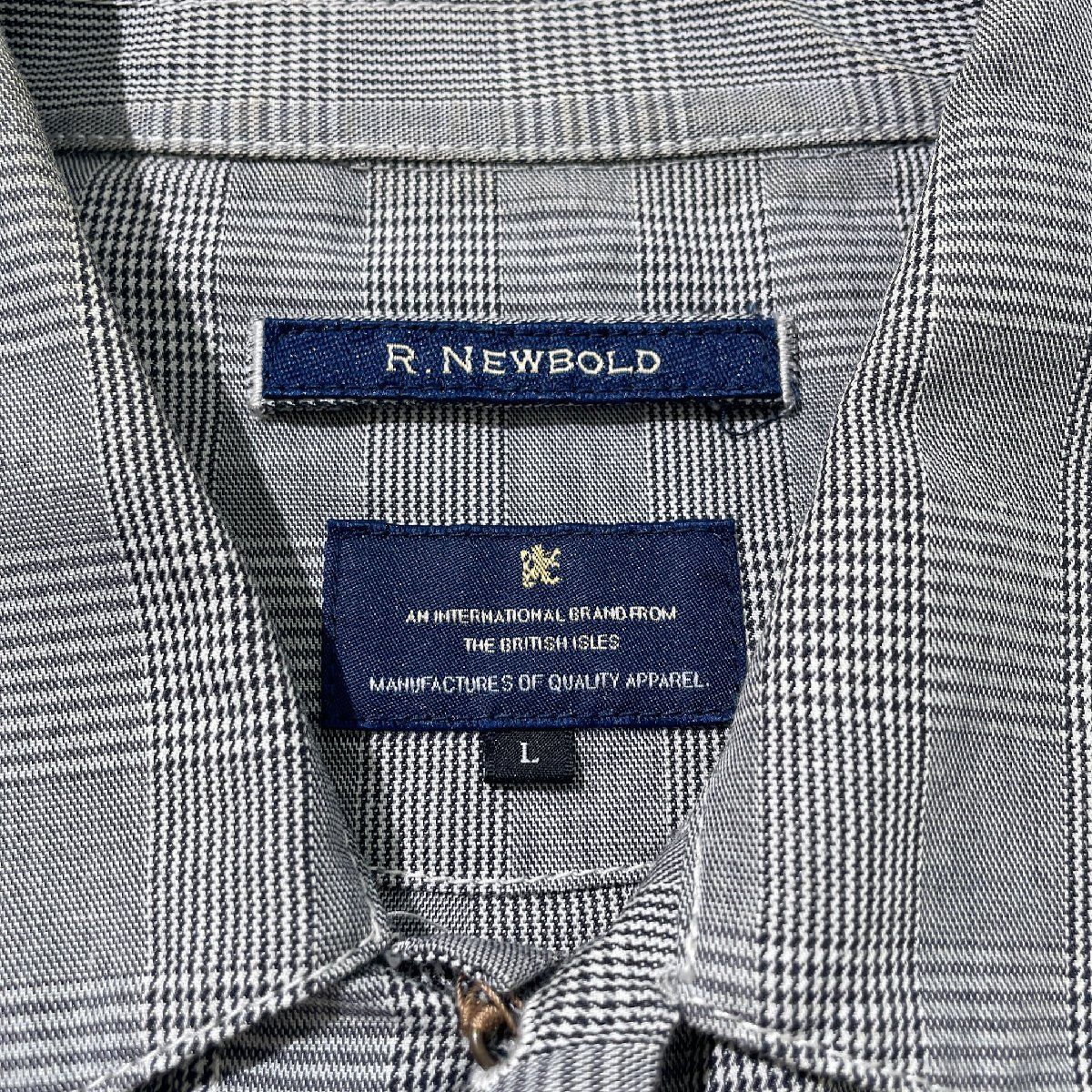 R.NEWBOLD アールニューボールド ブルゾン チェック柄 ジャケット 
